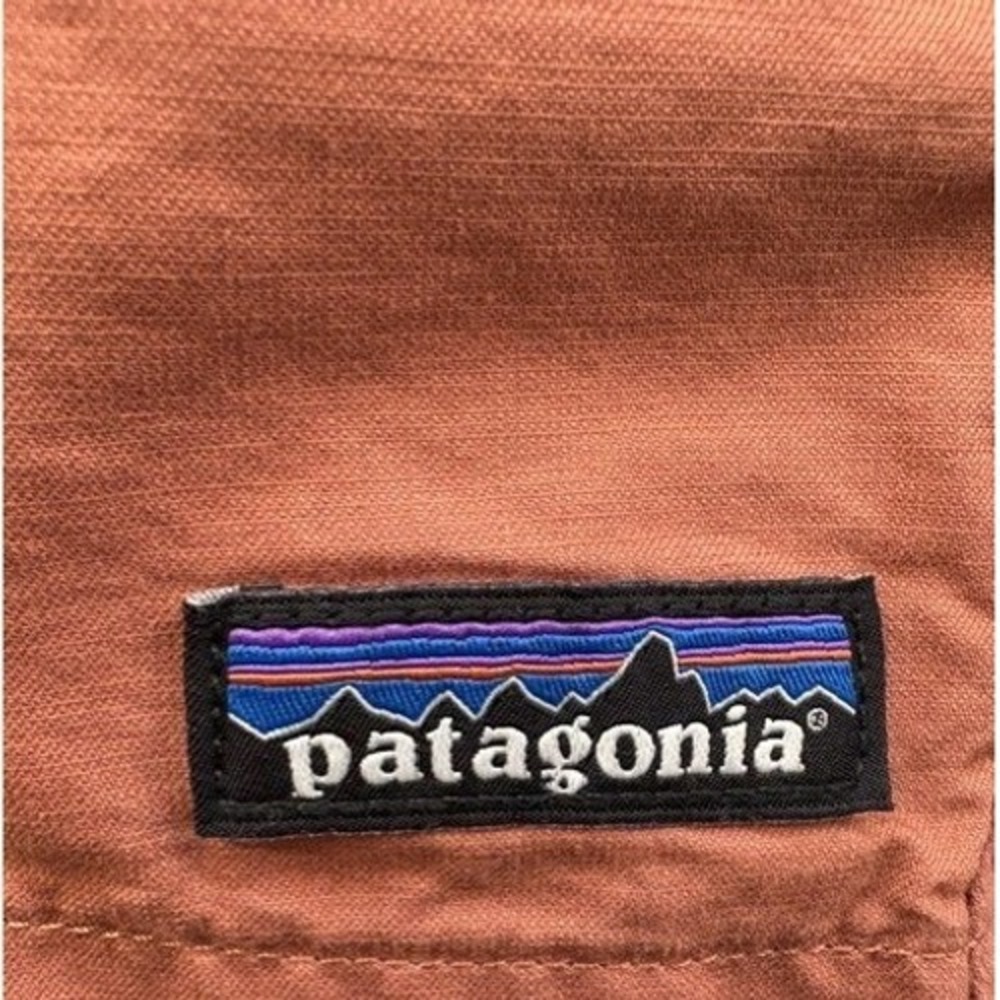 Patagonia Mens Organic Cotton Shorts Size 38 Clay Orange Hiking Casual 55210 - Picture 3 of 4